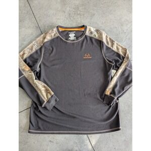 Realtree Gray and Tan Long Sleeve Shirt